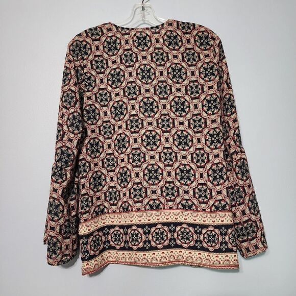 Abercrombie & Fitch V-Neck Bell Sleeve Top - Picture 8 of 11